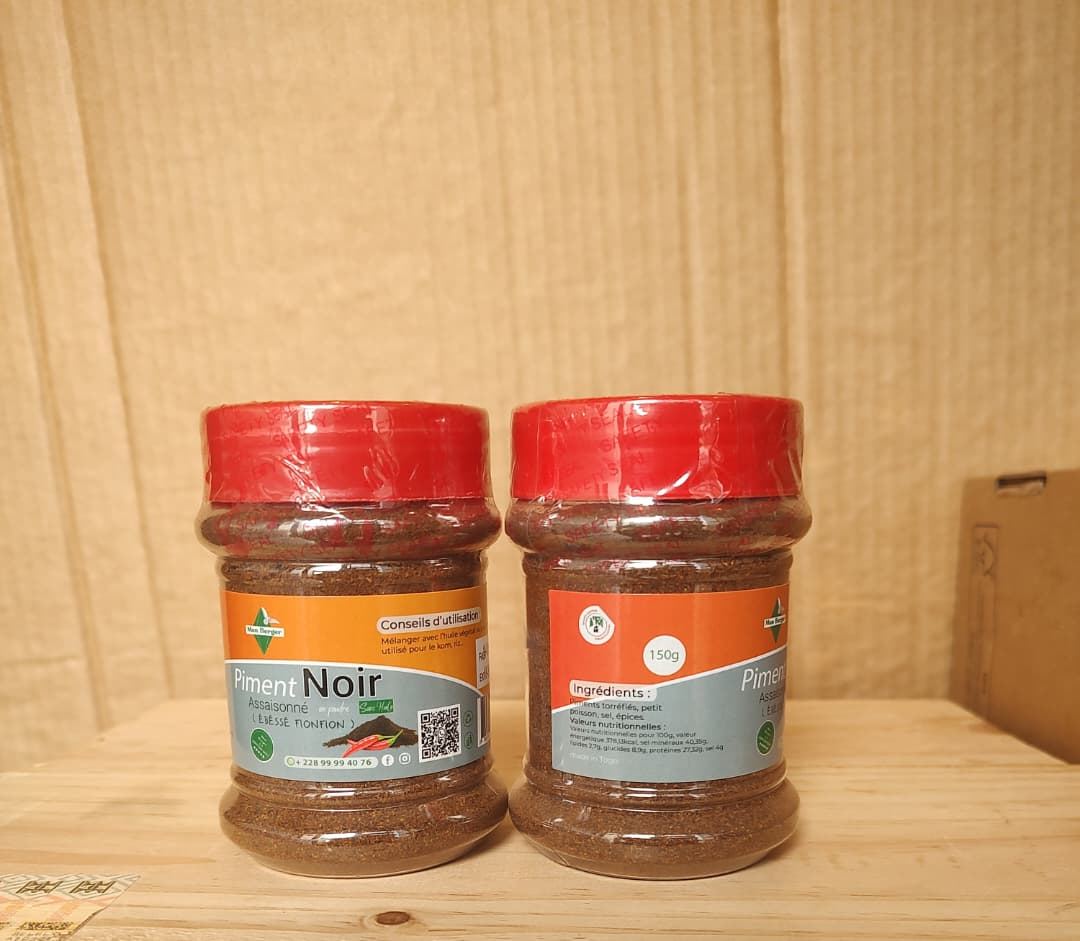 Piment Noir Assaisonne 150g 3000f